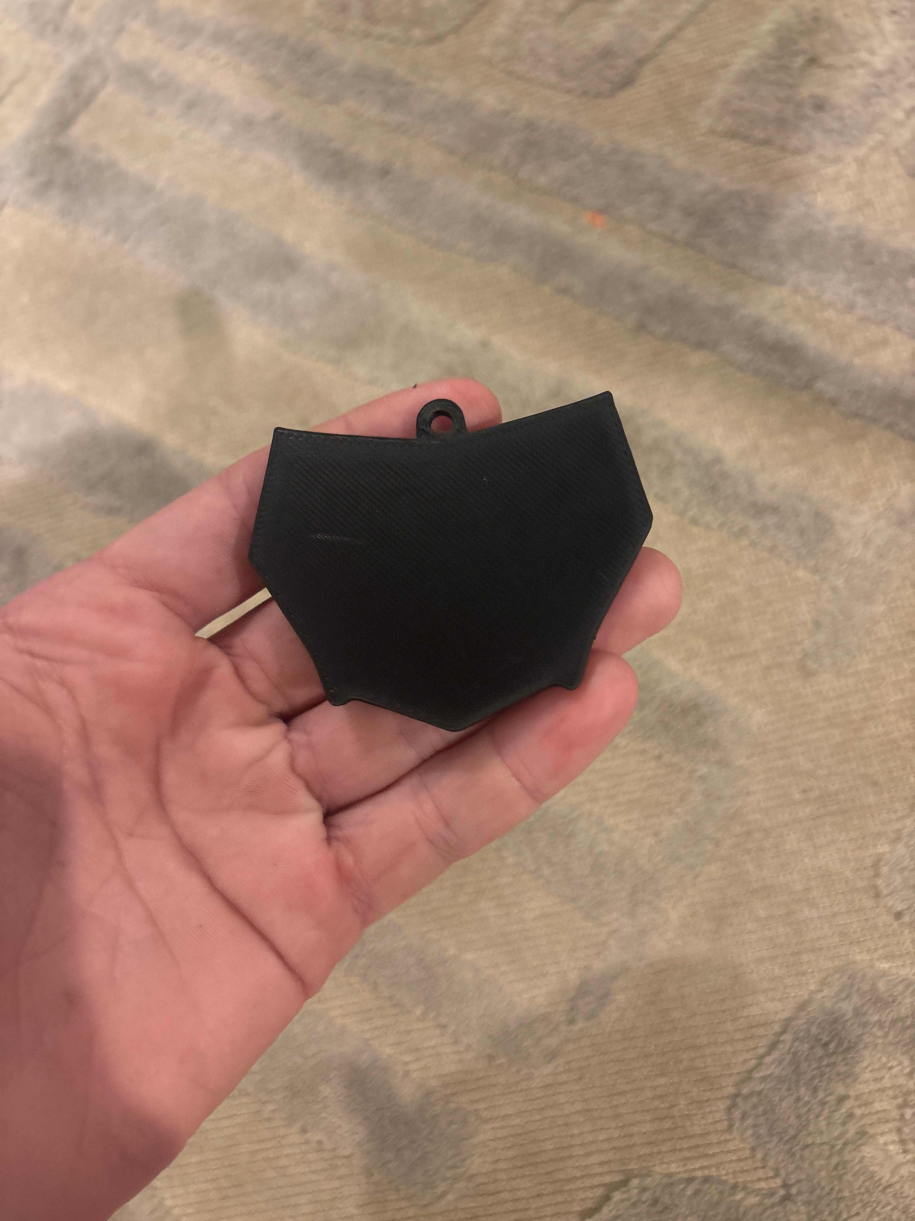 Mini plate keychains