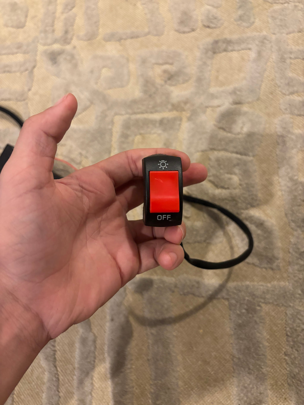 Battery powered Baja headlight