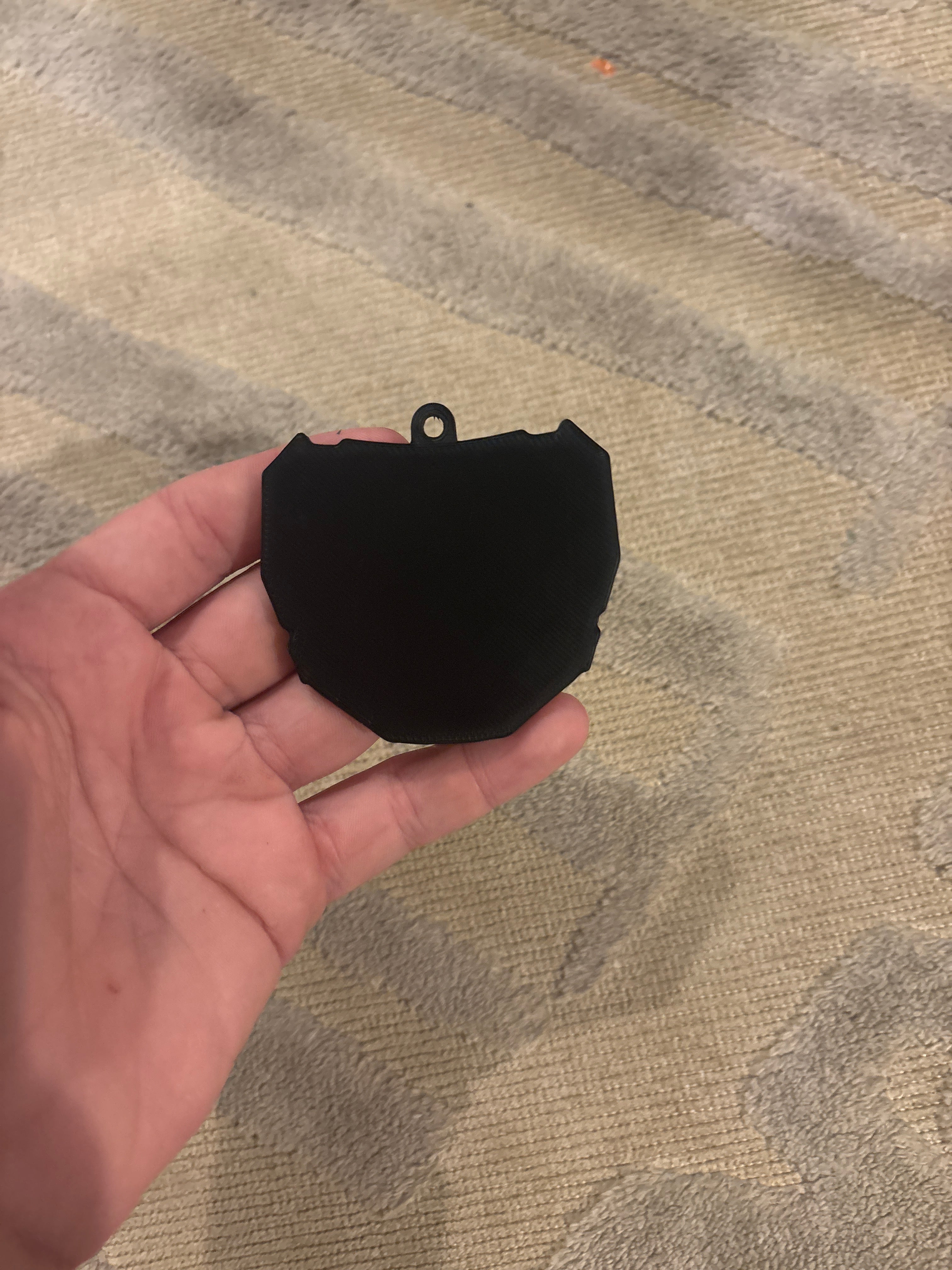 Mini plate keychains