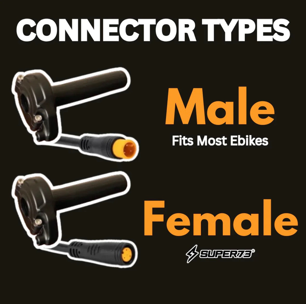 Plug and play 3 pin ebike surron throttle